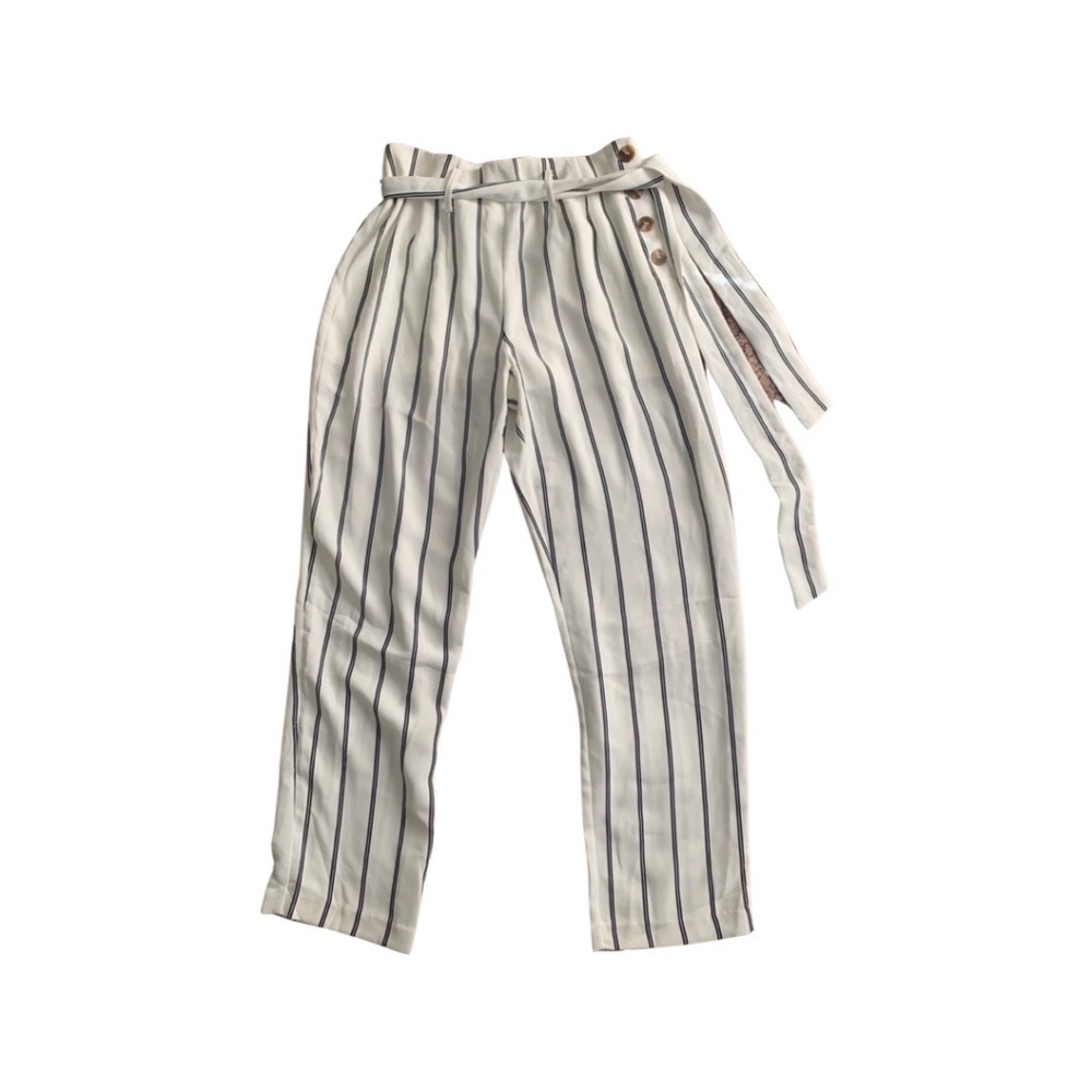 NanaMacs Capri Tie Stripped Pant Size Medium